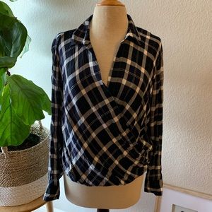 Women’s Gap Wrap Front Blouse - Size M - NWT